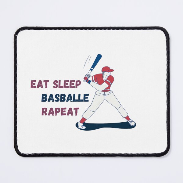 Item preview, Eat sleep baseball repeat designed and sold by Andalousse21.