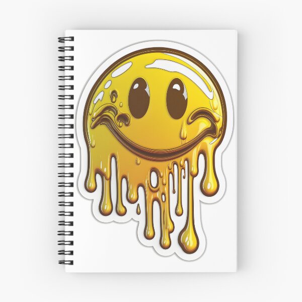 Item preview, Trippy Acid House Sticker Melting Smiley Face designed and sold by StickeryPickery.