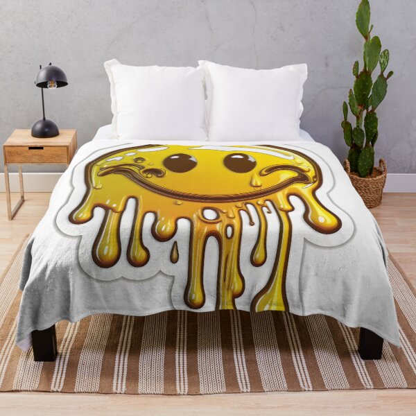 Item preview, Trippy Acid House Sticker Melting Smiley Face designed and sold by StickeryPickery.