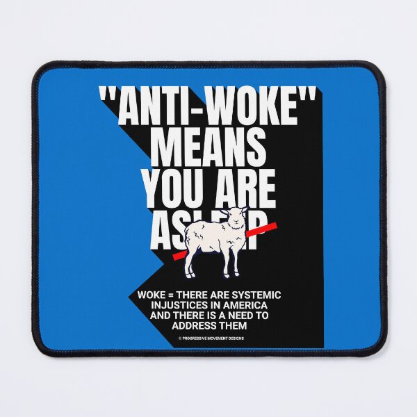Artikelvorschau, PMD00755 Progressive Movement Designs Anti Woke Bedeutet Definition Design zeigt, dass Sie aufgewacht sind und progressive Ziele für progressive Demokraten Unabhängige und Bernie Sanders Unterstützer unterstützen entworfen und verkauft von ProgressiveLeft.