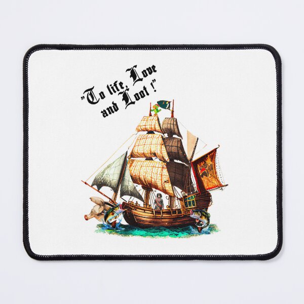 Item preview, Watercolor Pirate Ship Art Prints designed and sold by joseech.