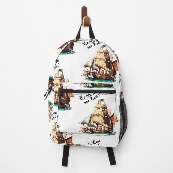 Item preview, Watercolor Pirate Ship Art Prints designed and sold by joseech.