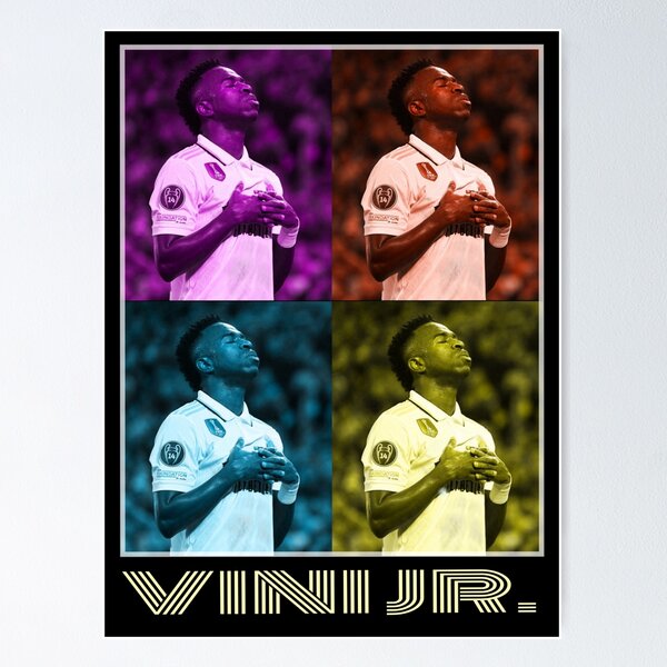 Vini Jr. - Real Madrid number 7 Poster for Sale by footballrb