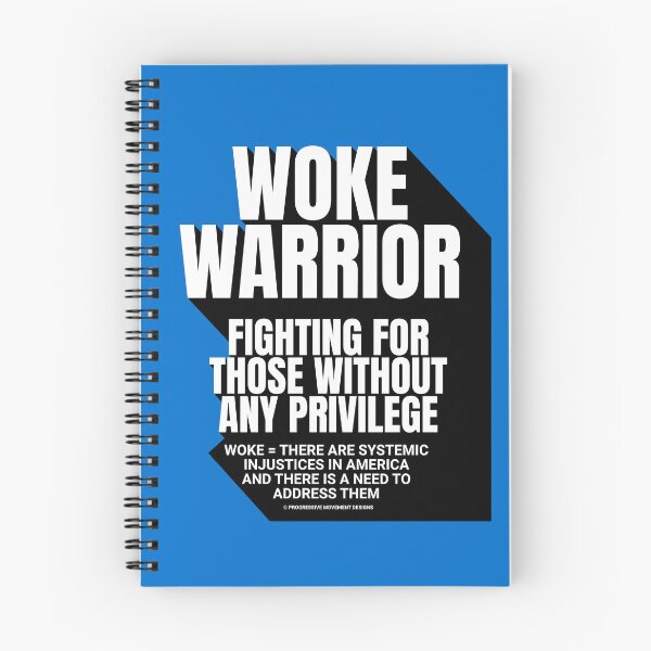 Item preview, PMD00758 Progressive Movement Designs Woke Warrior definition design shows you are woke and support progressive goals for progressive Democrats Independents and Bernie Sanders supporters designed and sold by ProgressiveLeft.