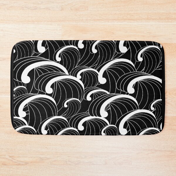 Item preview, Japaneese Waves - Minimal, Elegant, Simple ( Black & White ) Design designed and sold by FenMou.