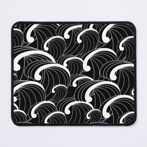 Item preview, Japaneese Waves - Minimal, Elegant, Simple ( Black & White ) Design designed and sold by FenMou.