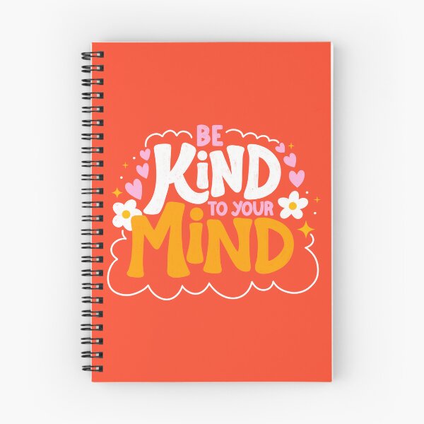 Item preview, Be Kind to your Mind lettering typography quote  designed and sold by happyzo.