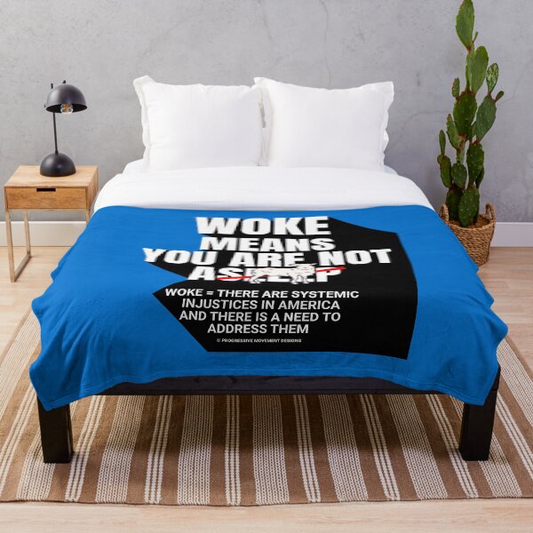 Item preview, Copy of PMD00751 Progressive Movement Designs Woke definition design shows you are woke and support progressive goals for progressive Democrats Independents and Bernie Sanders supporters designed and sold by ProgressiveLeft.