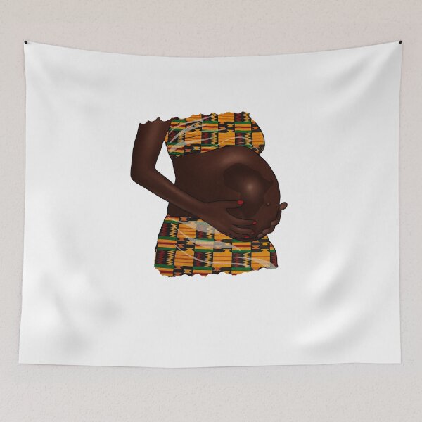 Item preview, African Woman Pregnant, Africa Map, African Pattern designed and sold by Houevo Olga Anihouanou.