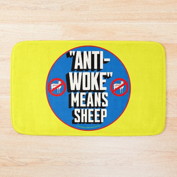 Item preview, PMD00760 Progressive Movement Designs Anti Woke Means definition design shows you are woke and support progressive policy goals for progressive Democrats Independents and Bernie Sanders supporters designed and sold by ProgressiveLeft.