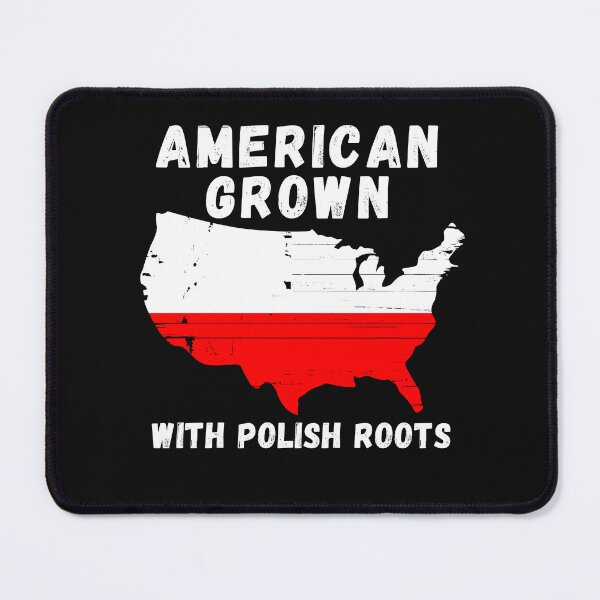 Item preview, American Grown With Polish Roots, Polish Pride Poland USA designed and sold by Cryptohaven.