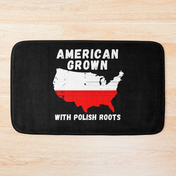 Item preview, American Grown With Polish Roots, Polish Pride Poland USA designed and sold by Cryptohaven.
