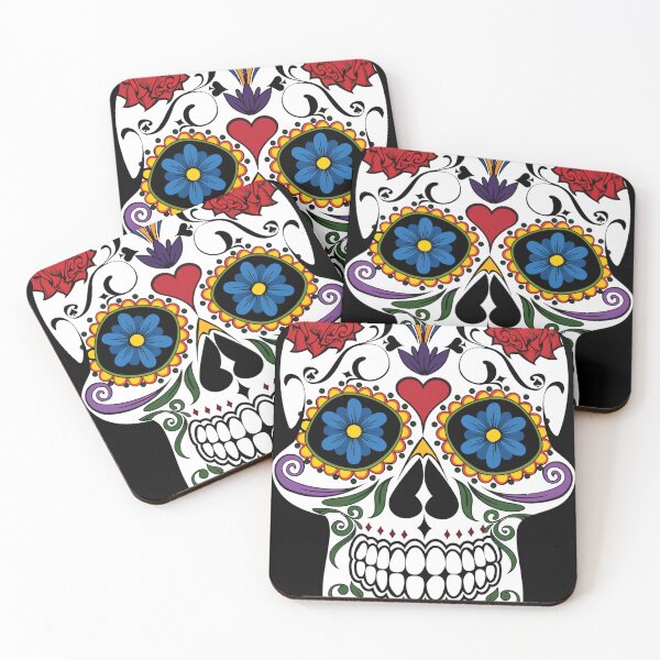 Item preview, Day Of The Dead Skull designed and sold by MY HAPPY PLACE .