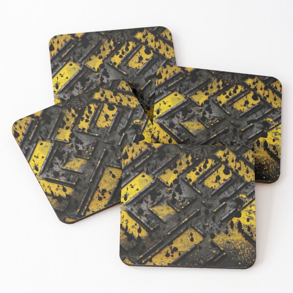 Item preview, Hazard Metal designed and sold by Psy-Dye-AI.