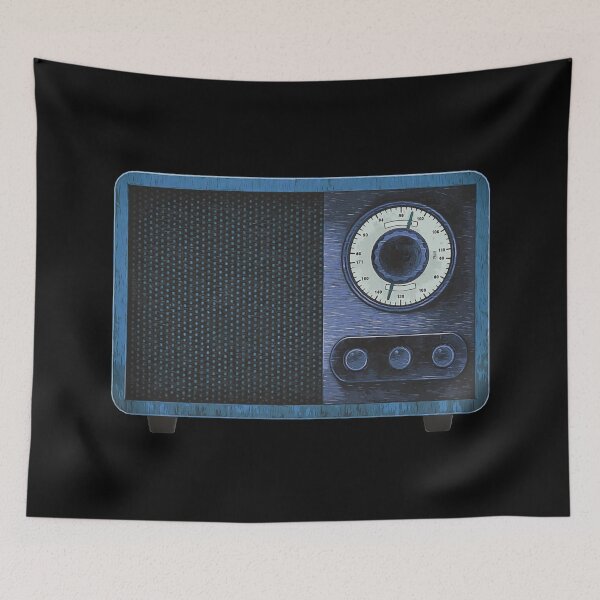 Item preview, Teal Vintage Radio - Nostalgia style designed and sold by PeterADesign.
