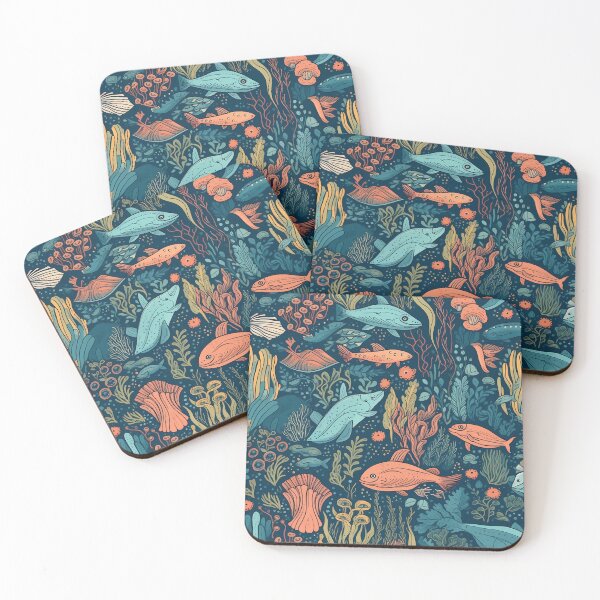 Item preview, Seamless Pattern: "Marine Magic" designed and sold by Paper Palette.