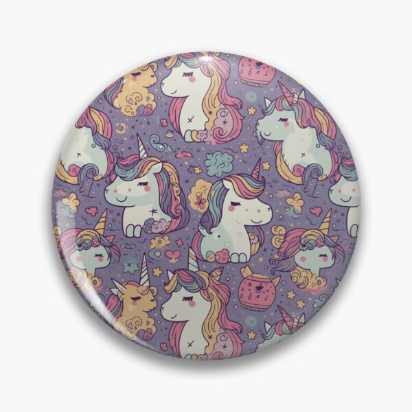 Item preview, Kawaii Unicorn - Cute Unicorn Pattern designed and sold by Reimagining  Images.
