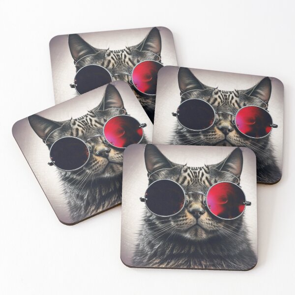 Artikelvorschau, Michi Katze mit Sonnenbrille entworfen und verkauft von Canala77.