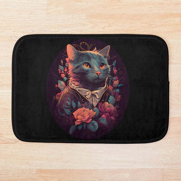 Item preview, Beautiful Elegant Cat with Suit and Flowers Gift Ideas designed and sold by EveryTurn.
