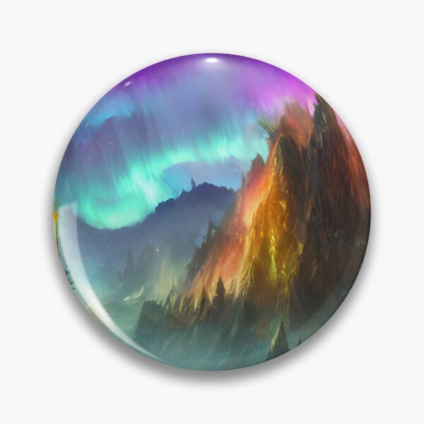 Item preview, Abstract Fantasy Landscape Digital Painting Colorful designed and sold by VersoShopping.