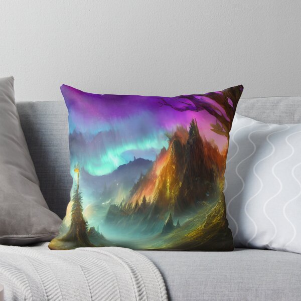 Item preview, Abstract Fantasy Landscape Digital Painting Colorful designed and sold by VersoShopping.