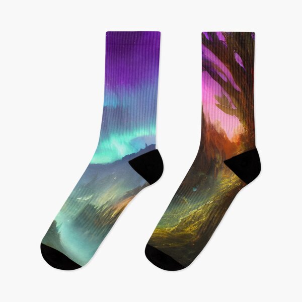 Item preview, Abstract Fantasy Landscape Digital Painting Colorful designed and sold by VersoShopping.