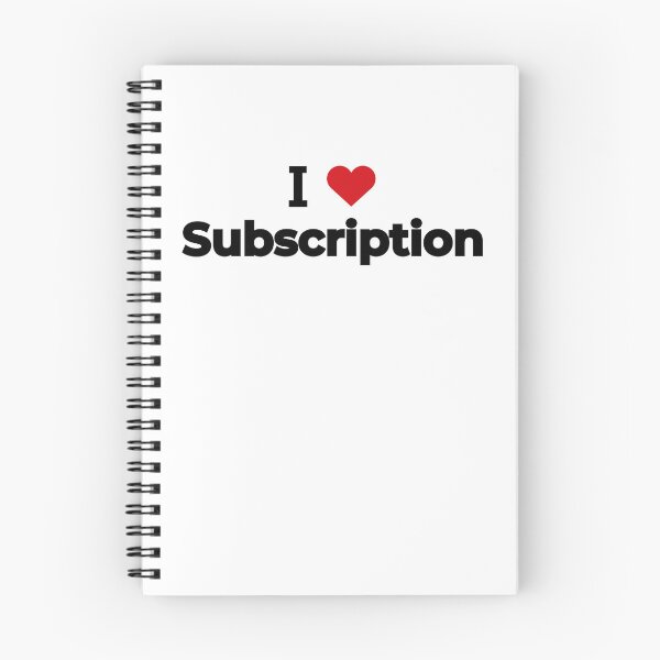 Item preview, I love Subscription designed and sold by Moyanana.