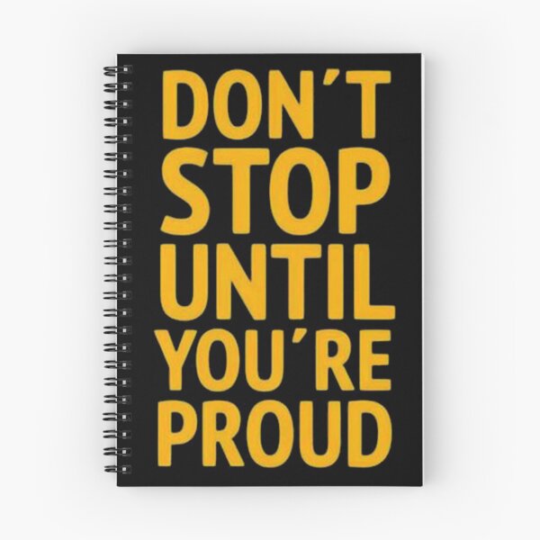 Item preview, Don't stop until you're proud designed and sold by Shinobi23.
