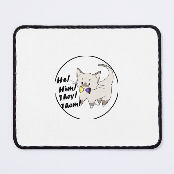 Item preview, He/They Pronouns Kitty (v2) designed and sold by ParigoArts.