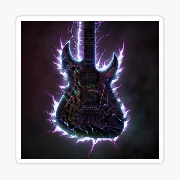 Artikel-Vorschau von Lightning-Gitarre, designt und verkauft von blueecbx.