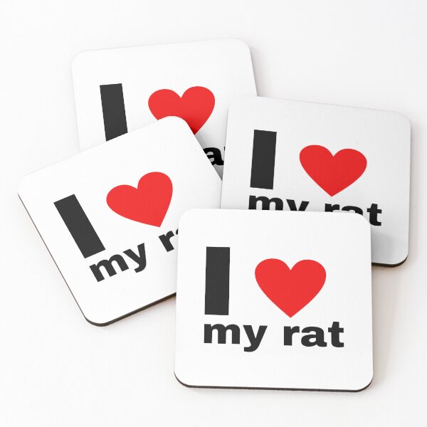 Item preview, I Love My Rat designed and sold by BejeweledJules.