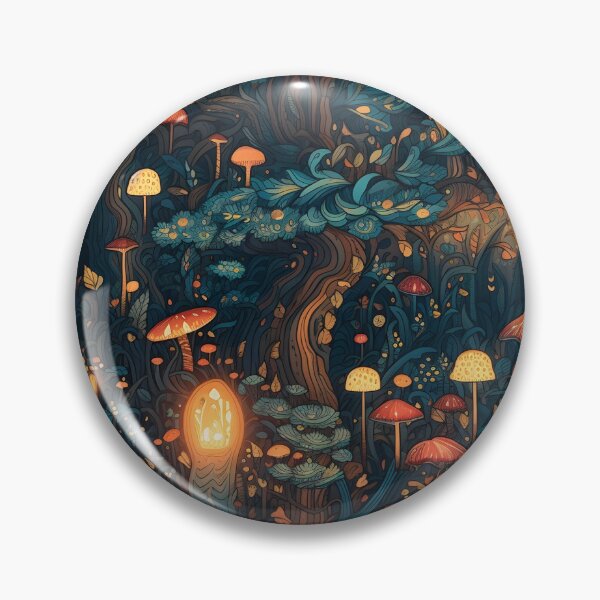 Item preview, Mushroom Biome Pattern designed and sold by PoppyMonster.