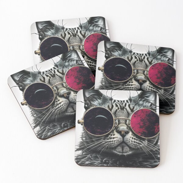 Item preview, Michi Cat with Sunglasses designed and sold by Canala77.