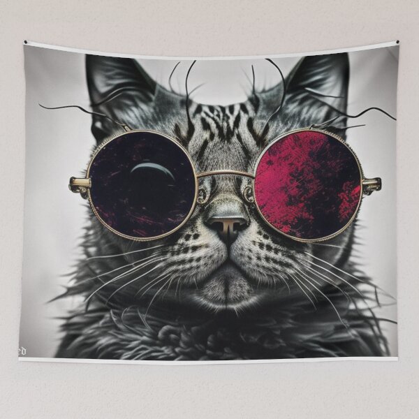 Item preview, Michi Cat with Sunglasses designed and sold by Canala77.