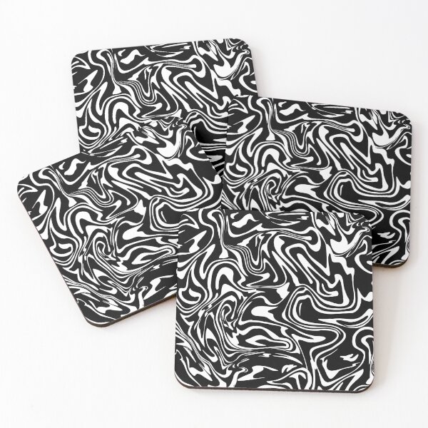 Item preview, Marble Liquid - Minimal, Elegant, Simple ( Black & White ) Design designed and sold by FenMou.