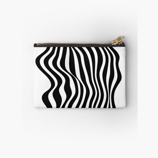 Item preview, Wavy and asymmetric movement of black and white lines designed and sold by arteopolis.