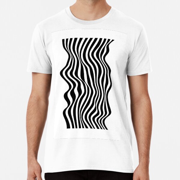 Black and White Geometric Shirt