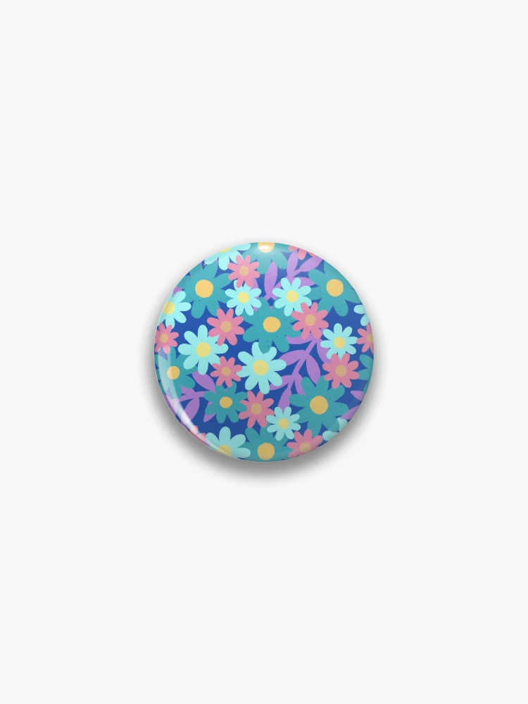 Thumbnail 1 of 3, Pin, New Spring Flower Pattern Design designed and sold by AlwaysBeColoring.