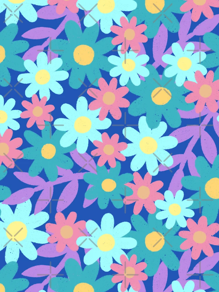 Thumbnail 4 of 4, Samsung Galaxy Phone Case, New Spring Flower Pattern Design designed and sold by AlwaysBeColoring.