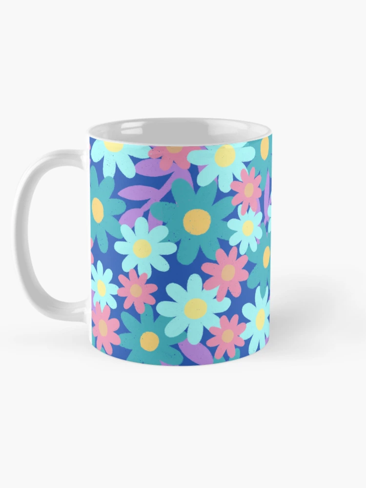 Thumbnail 5 of 6, Coffee Mug, New Spring Flower Pattern Design designed and sold by AlwaysBeColoring.