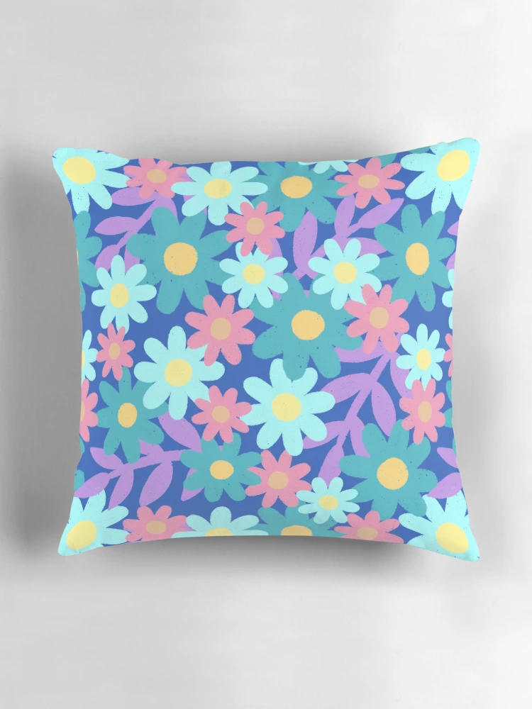 Thumbnail 3 of 4, Pillow, New Spring Flower Pattern Design designed and sold by AlwaysBeColoring.