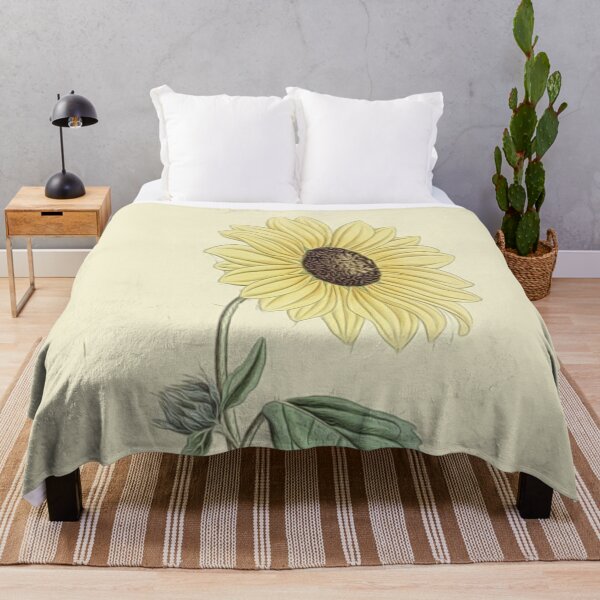 Item preview, Vintage Watercolor Sunflower designed and sold by HappyLifeCreate.