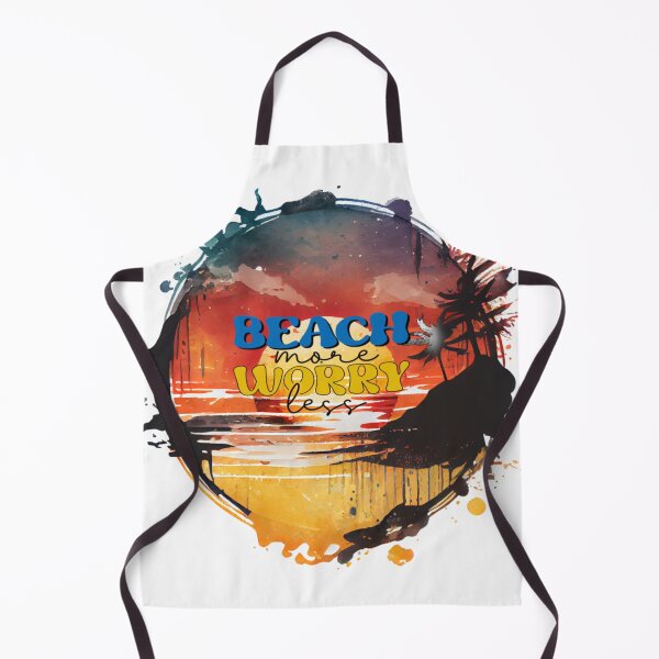 Item preview, Beach More Worry Less designed and sold by Bigfoot T-Shirt Co..