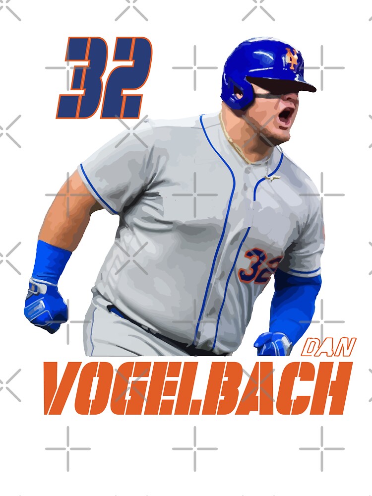 Official daniel Vogelbach 32 New York mets blowing gum shirt