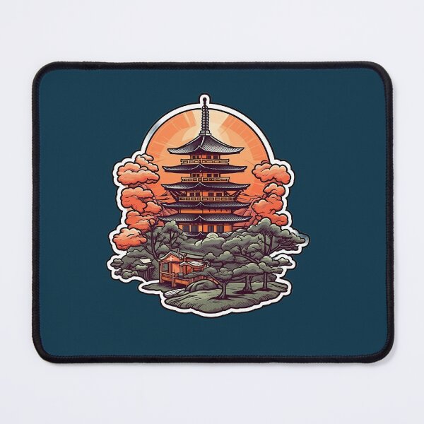 Item preview, Japanese pagoda designed and sold by paulstamp.