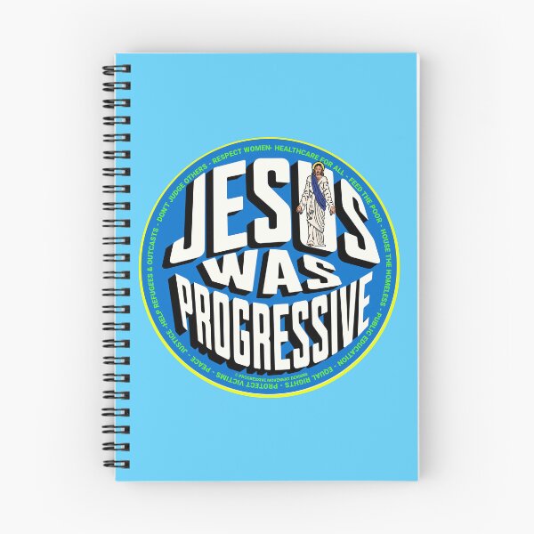 Artikelvorschau, PMD00766 Progressive Movement Designs Jesus Was Progressive Design zeigt, dass Sie progressive politische Ziele für christliche progressive Demokraten, Unabhängige und Anhänger von Bernie Sanders unterstützen entworfen und verkauft von ProgressiveLeft.