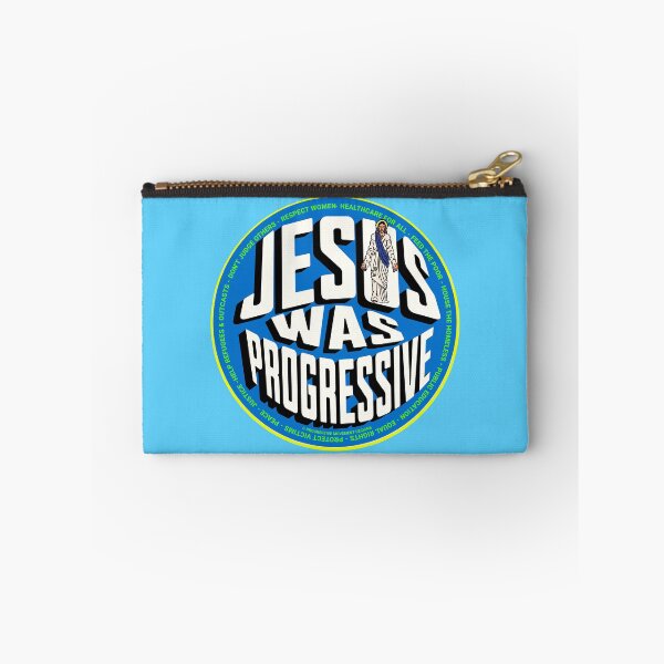 Aperçu de l'œuvre PMD00766 Le design du mouvement progressiste Jésus était progressiste montre que vous soutenez les objectifs politiques progressistes des démocrates progressistes chrétiens, des indépendants et des partisans de Bernie Sanders créée et vendue par ProgressiveLeft.