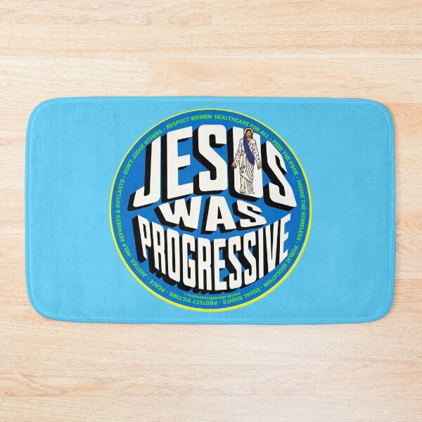 Artikelvorschau, PMD00766 Progressive Movement Designs Jesus Was Progressive Design zeigt, dass Sie progressive politische Ziele für christliche progressive Demokraten, Unabhängige und Anhänger von Bernie Sanders unterstützen entworfen und verkauft von ProgressiveLeft.