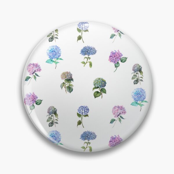 Item preview, Mixed Vintage Watercolor Hydrangea Flowers designed and sold by silviaol.