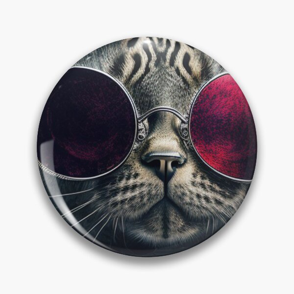 Item preview, Beautiful cat with purple glasses. designed and sold by Canala77.